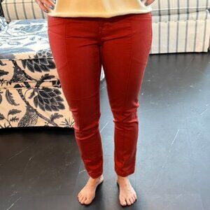 CAbi Rust Colored Pants, 2, Skinny